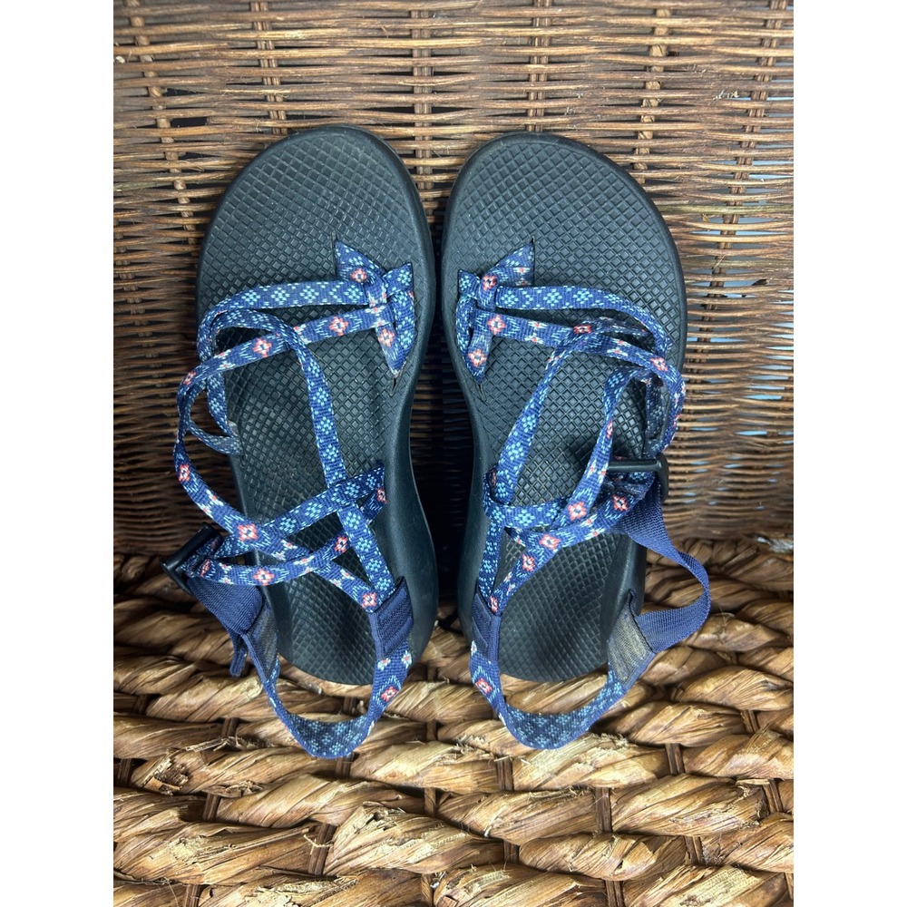 Chaco Women's Blue Patterned Z/Cloud Sandals - Picture 5 of 6